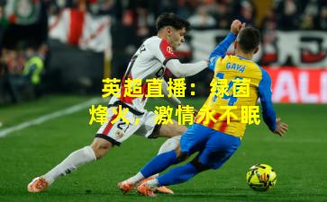 英超直播：绿茵烽火，激情永不眠